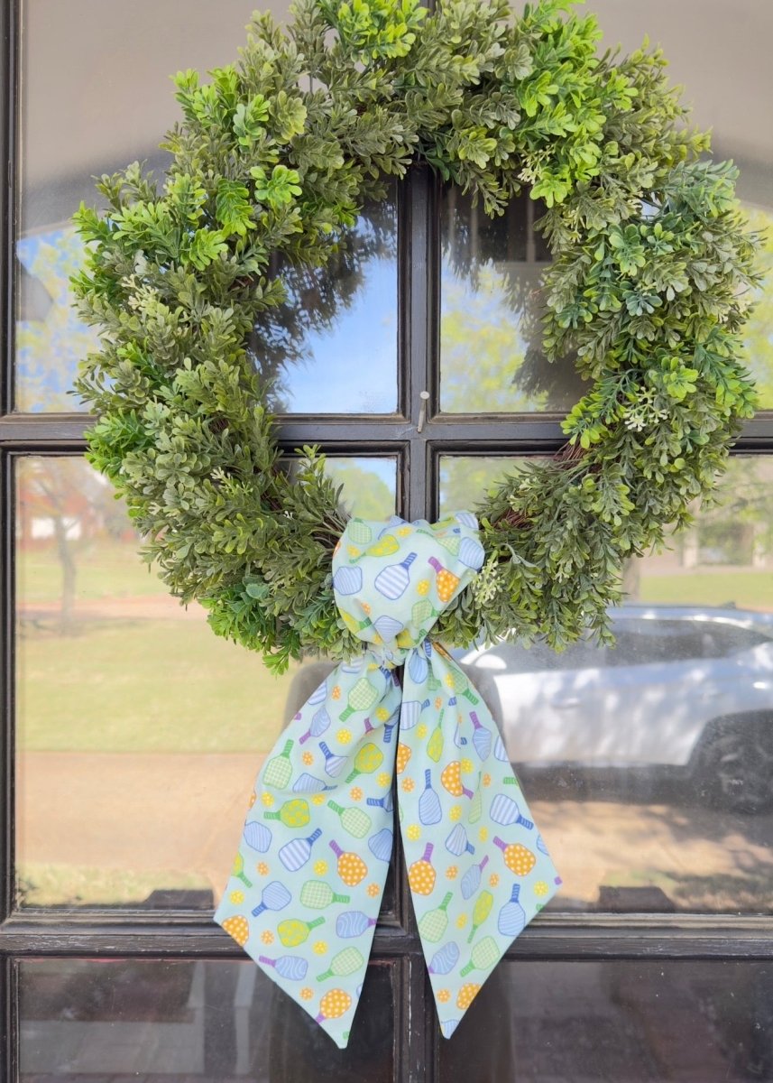 Handmade Wreath Sash - Pickleball - Wreath Sash - Jimberly's Boutique - Olive Branch - Mississippi