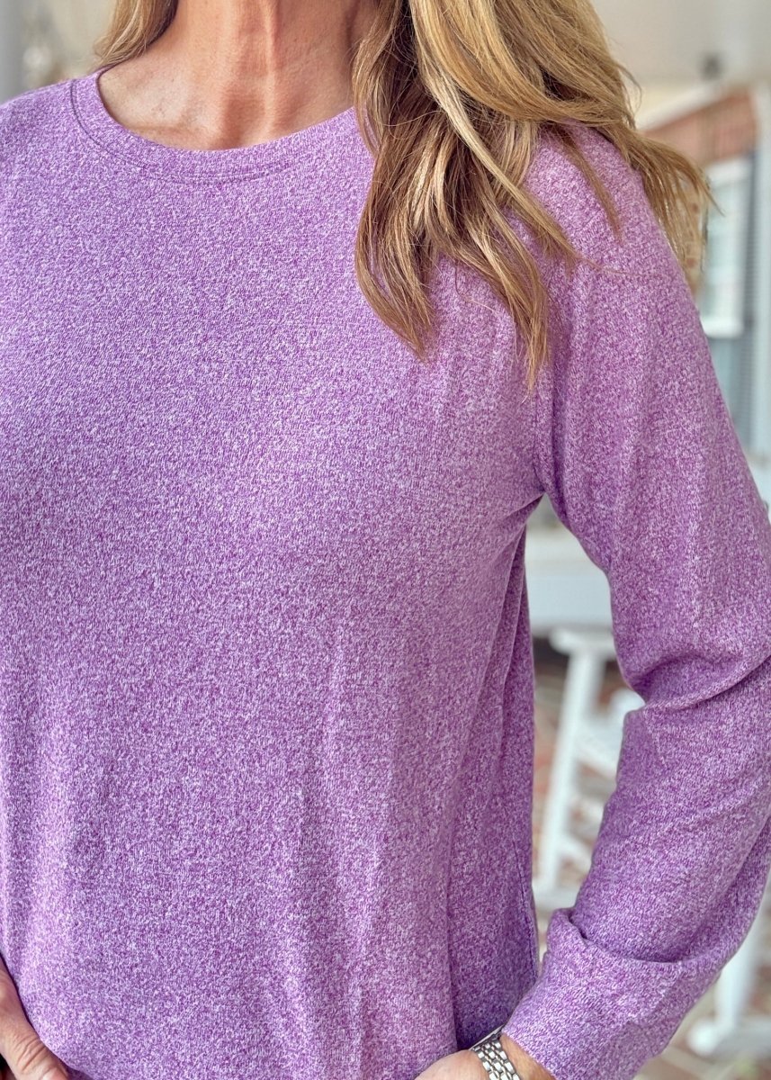 Heather Hacci Jogger Set - Lt Plum - jogger set - Jimberly's Boutique - Olive Branch - Mississippi