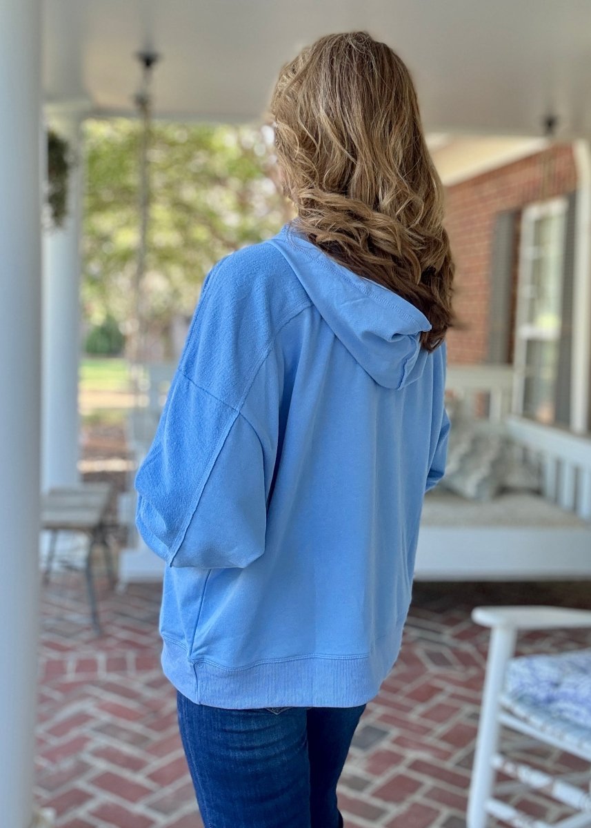 Inside Out Pullover - Blue | Easel - Jimberly's Boutique - Olive Branch - Mississippi