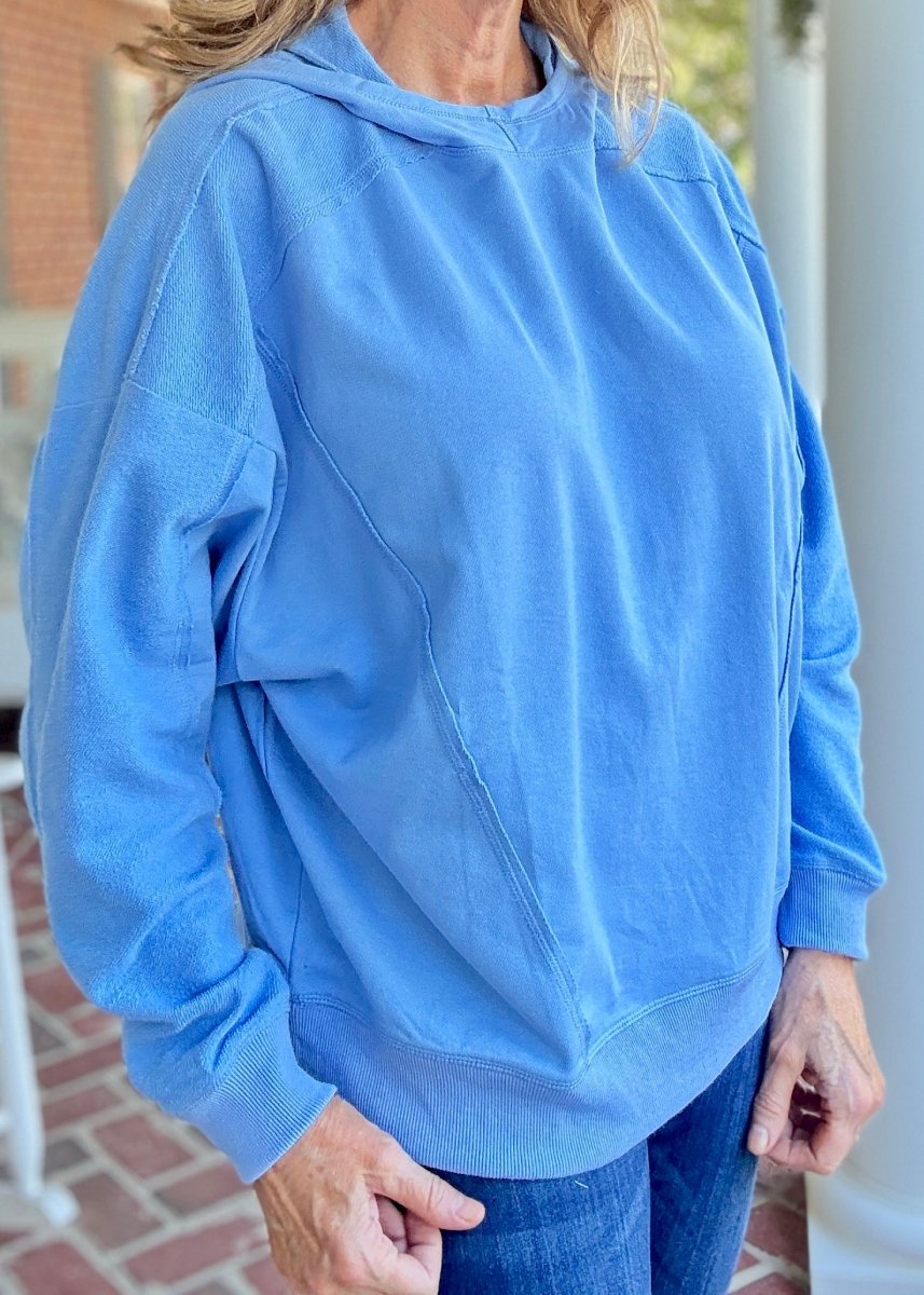 Inside Out Pullover - Blue | Easel - Jimberly's Boutique - Olive Branch - Mississippi