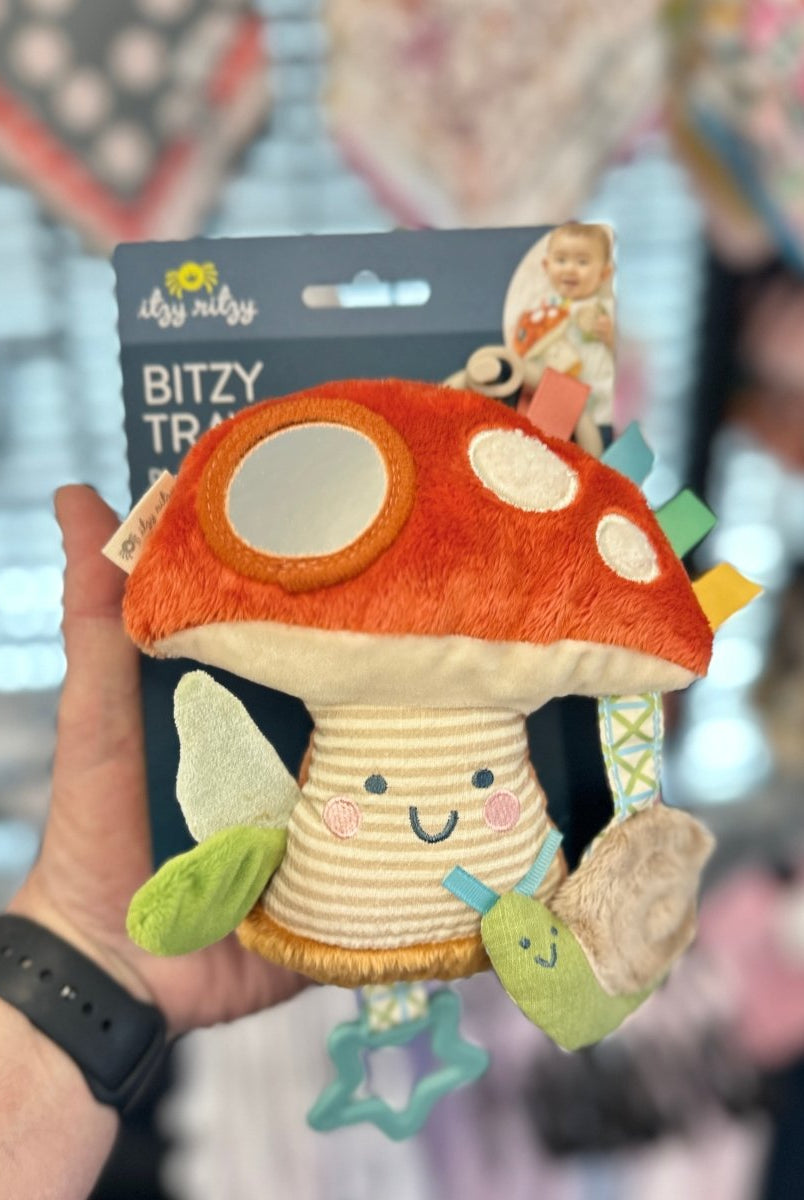 Itzy Ritzy - Bitzy Traveler - Mushroom - Lovey - Jimberly's Boutique - Olive Branch - Mississippi