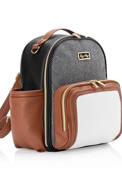 Itzy Ritzy Mini Plus Diaper Bag - Coffee & Cream - diaper bag - Jimberly's Boutique - Olive Branch - Mississippi