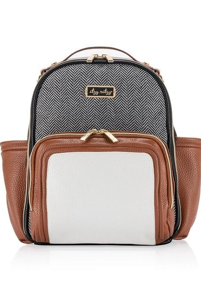 Itzy Ritzy Mini Plus Diaper Bag - Coffee & Cream - diaper bag - Jimberly's Boutique - Olive Branch - Mississippi