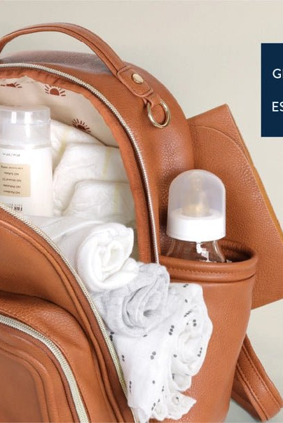 Itzy Ritzy Mini Plus Diaper Bag - Cognac - diaper bag - Jimberly's Boutique - Olive Branch - Mississippi