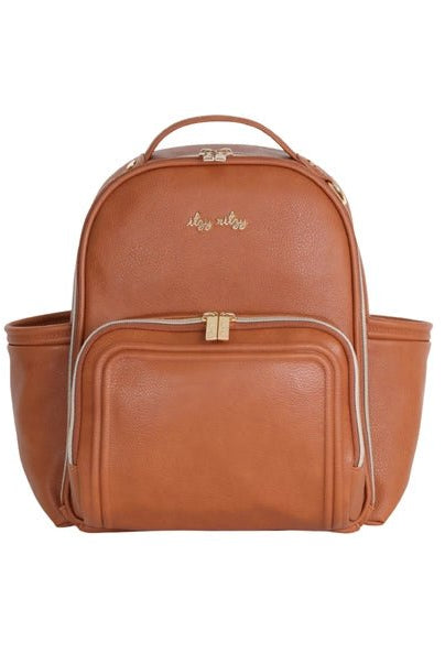 Itzy Ritzy Mini Plus Diaper Bag - Cognac - diaper bag - Jimberly's Boutique - Olive Branch - Mississippi