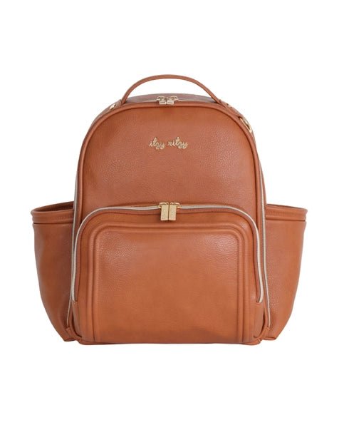Itzy Ritzy Mini Plus Diaper Bag - Cognac - diaper bag - Jimberly's Boutique - Olive Branch - Mississippi
