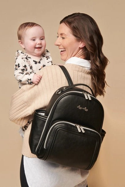 Itzy Ritzy Mini Plus Diaper Bag - Noir/Black - diaper bag - Jimberly's Boutique - Olive Branch - Mississippi
