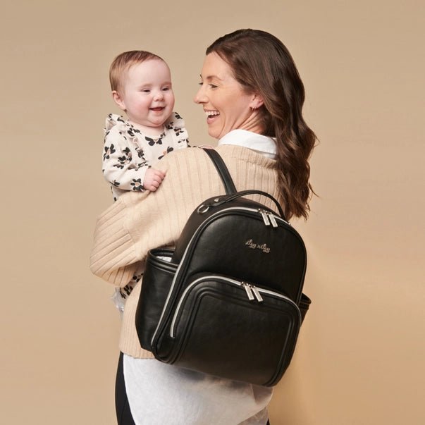 Itzy Ritzy Mini Plus Diaper Bag - Noir/Black - diaper bag - Jimberly's Boutique - Olive Branch - Mississippi