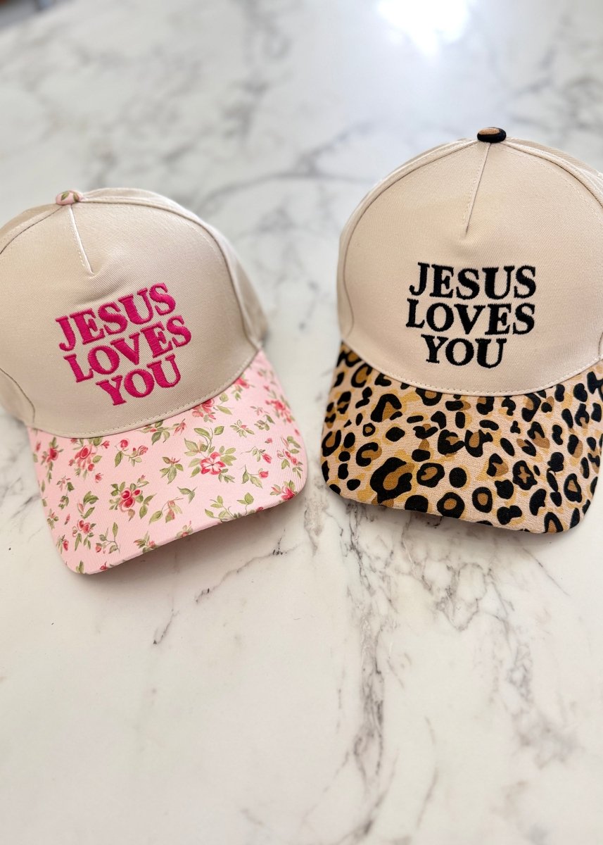 Jesus Loves You Cap/Hat - Ball Cap - Jimberly's Boutique - Olive Branch - Mississippi