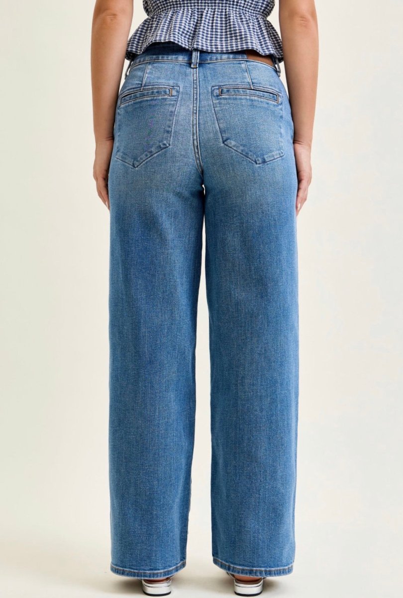 Judy Blue SHORT Inseam Trouser Jeans - Judy Blue Jeans - Jimberly's Boutique - Olive Branch - Mississippi