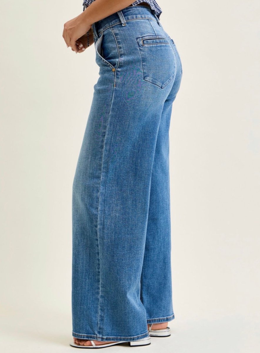 Judy Blue SHORT Inseam Trouser Jeans - Judy Blue Jeans - Jimberly's Boutique - Olive Branch - Mississippi