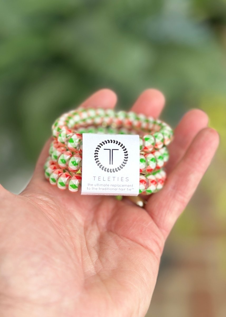 Large Teleties Hair Ties - Holiday Hoopla - Teleties Hair Ties -Jimberly's Boutique-Olive Branch-Mississippi