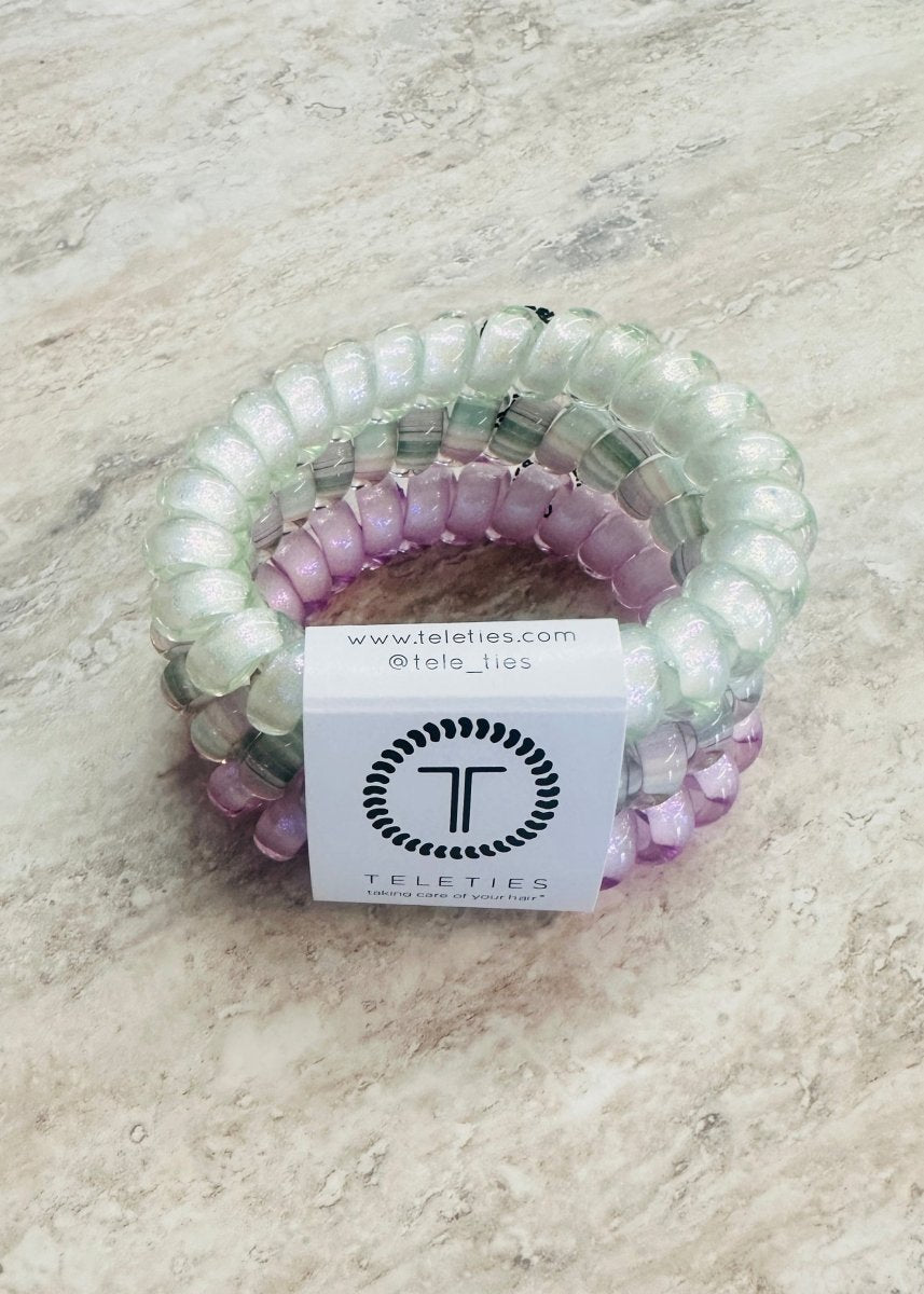 Large Teleties Hair Ties - Opal Glow - Teleties Hair Ties - Jimberly's Boutique - Olive Branch - Mississippi