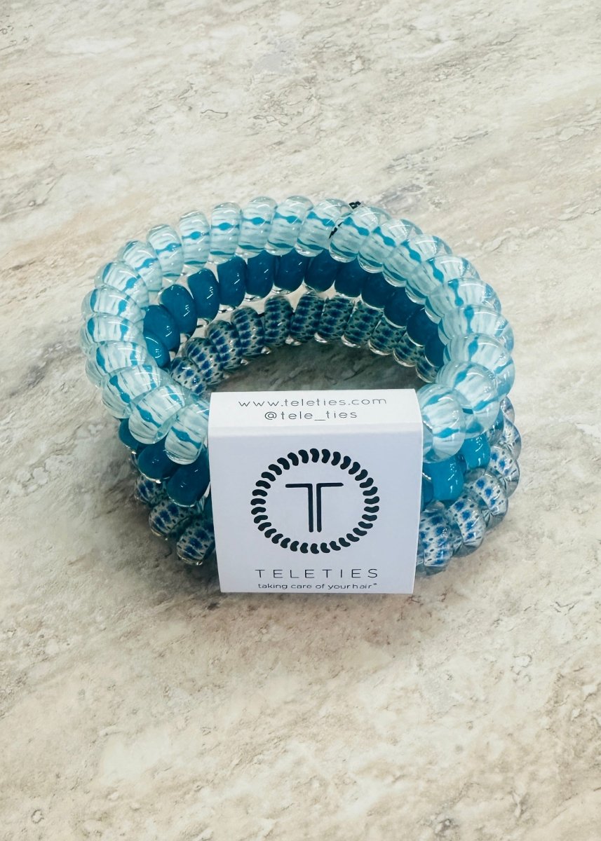 Large Teleties Hair Ties - Soft Surf - Teleties Hair Ties - Jimberly's Boutique - Olive Branch - Mississippi