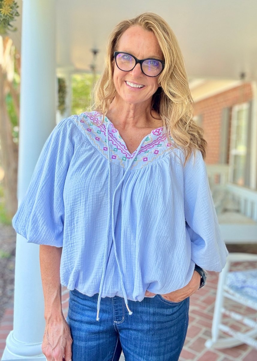 Lavender Bubble Smocked Top | Easel - easel top - Jimberly's Boutique - Olive Branch - Mississippi