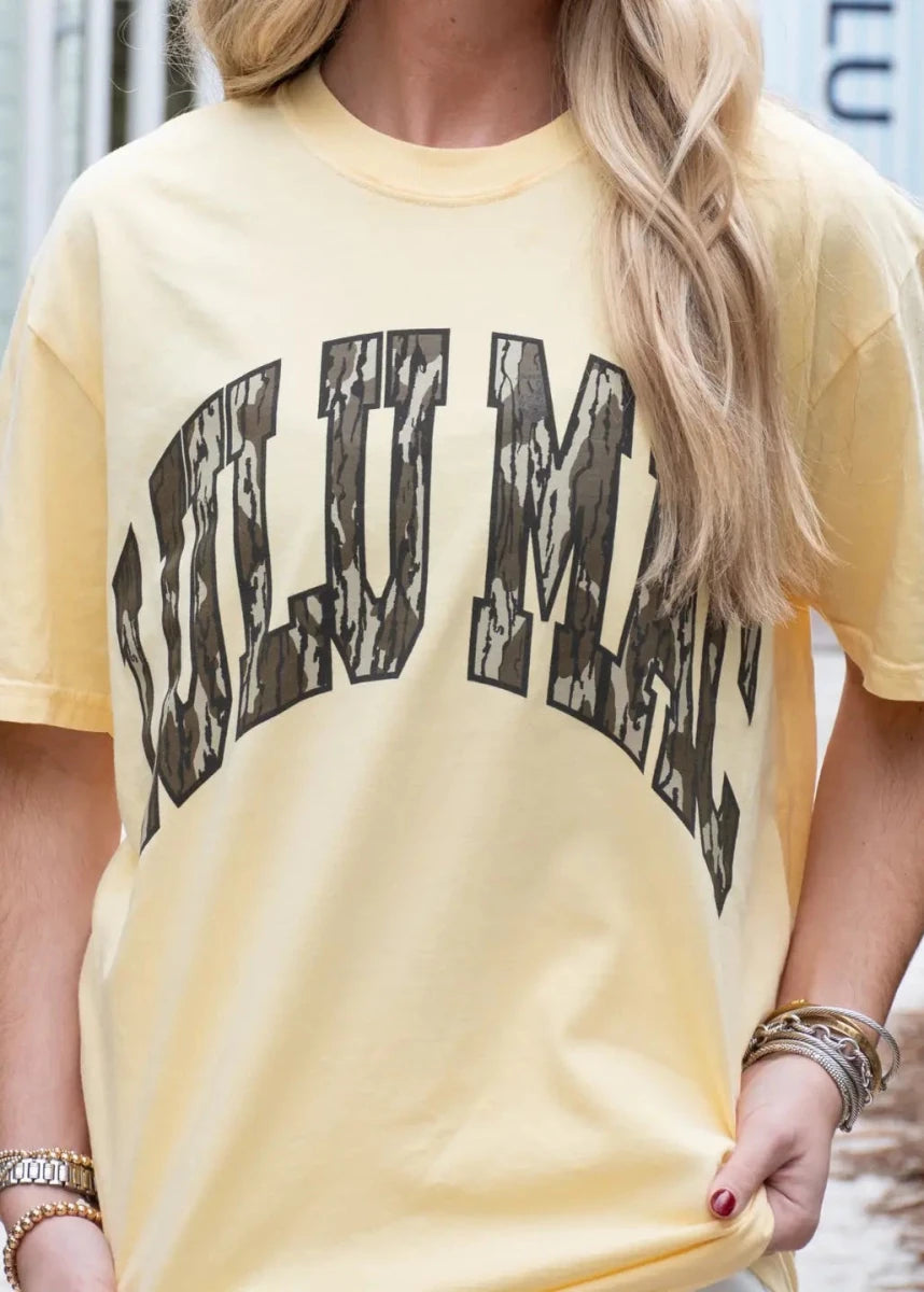 LULU MAC | Butter | Mossy Oak Tree | Short Sleeve - LULU MAC Short Sleeve - Jimberly's Boutique - Olive Branch - Mississippi