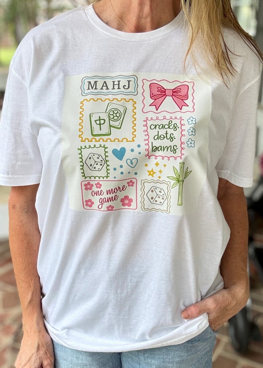 MAHJ Mania Graphic Tee - Graphic Tee -Jimberly's Boutique-Olive Branch-Mississippi