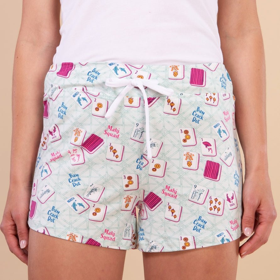 Mahj Squad Pajama Shorts - pajamas -Jimberly's Boutique-Olive Branch-Mississippi