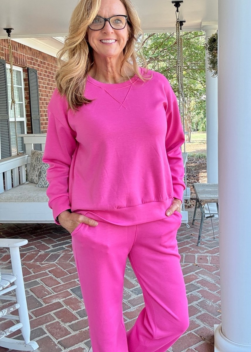 Malibu Set - Hot Pink | Dear Scarlett - jogger set - Jimberly's Boutique - Olive Branch - Mississippi