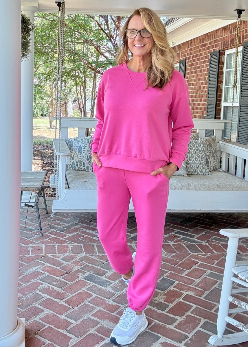 Malibu Set - Hot Pink | Dear Scarlett - jogger set - Jimberly's Boutique - Olive Branch - Mississippi
