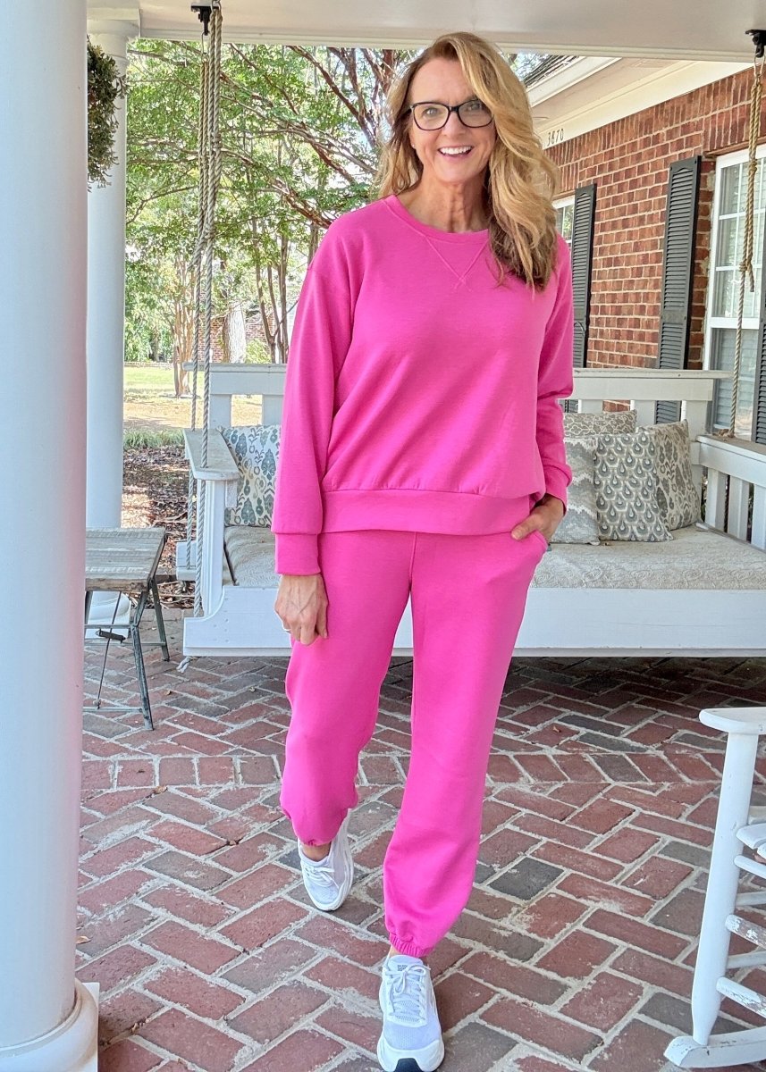 Malibu Set - Hot Pink | Dear Scarlett - jogger set - Jimberly's Boutique - Olive Branch - Mississippi