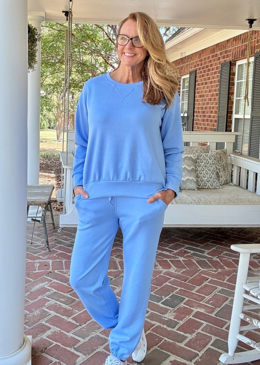 Malibu Set - Ocean Blue | Dear Scarlett - jogger set - Jimberly's Boutique - Olive Branch - Mississippi