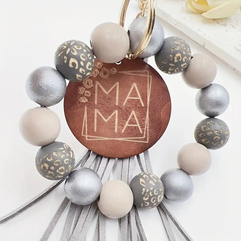 MAMA Beaded Keychain - keychain - Jimberly's Boutique - Olive Branch - Mississippi
