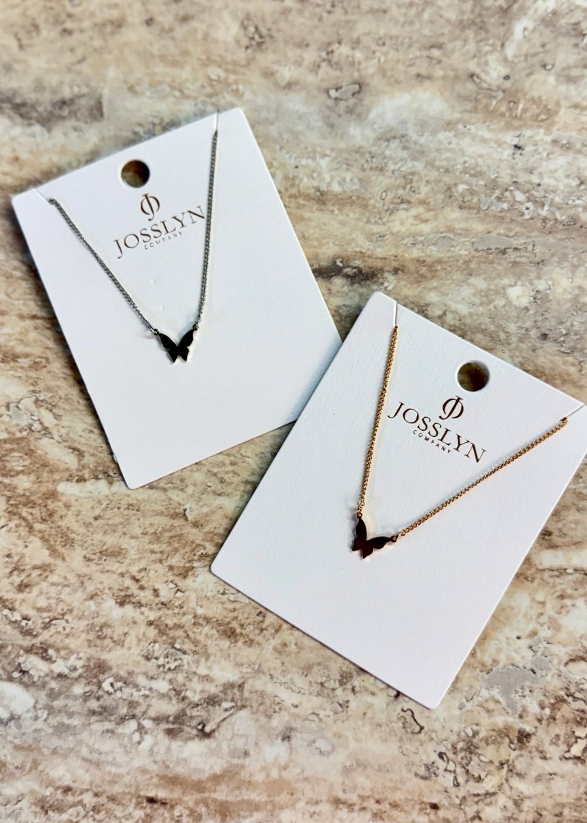 Mini Butterfly Pendant Necklace - necklace - Jimberly's Boutique - Olive Branch - Mississippi