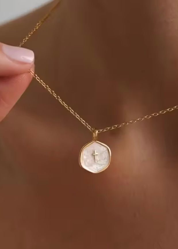 Mini Cross Pendant Necklace - Necklace - Jimberly's Boutique - Olive Branch - Mississippi