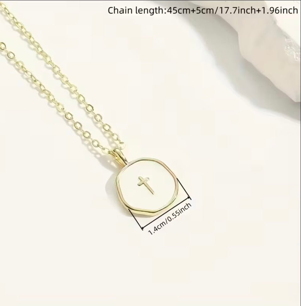 Mini Cross Pendant Necklace - Necklace - Jimberly's Boutique - Olive Branch - Mississippi