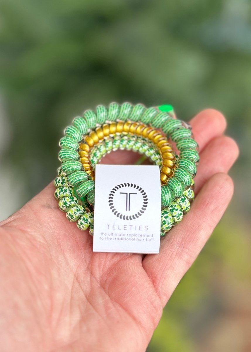 Mix Pack Teleties Hair Ties - My Lucky Charm - Teleties Hair Ties -Jimberly's Boutique-Olive Branch-Mississippi