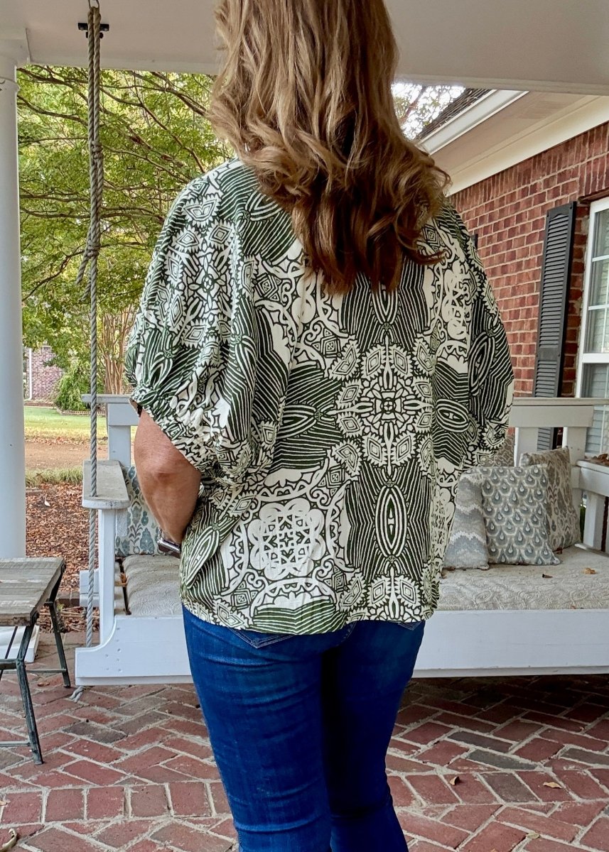 Olive Dreams Top | Entro (S - 2X) - Entro Top - Jimberly's Boutique - Olive Branch - Mississippi