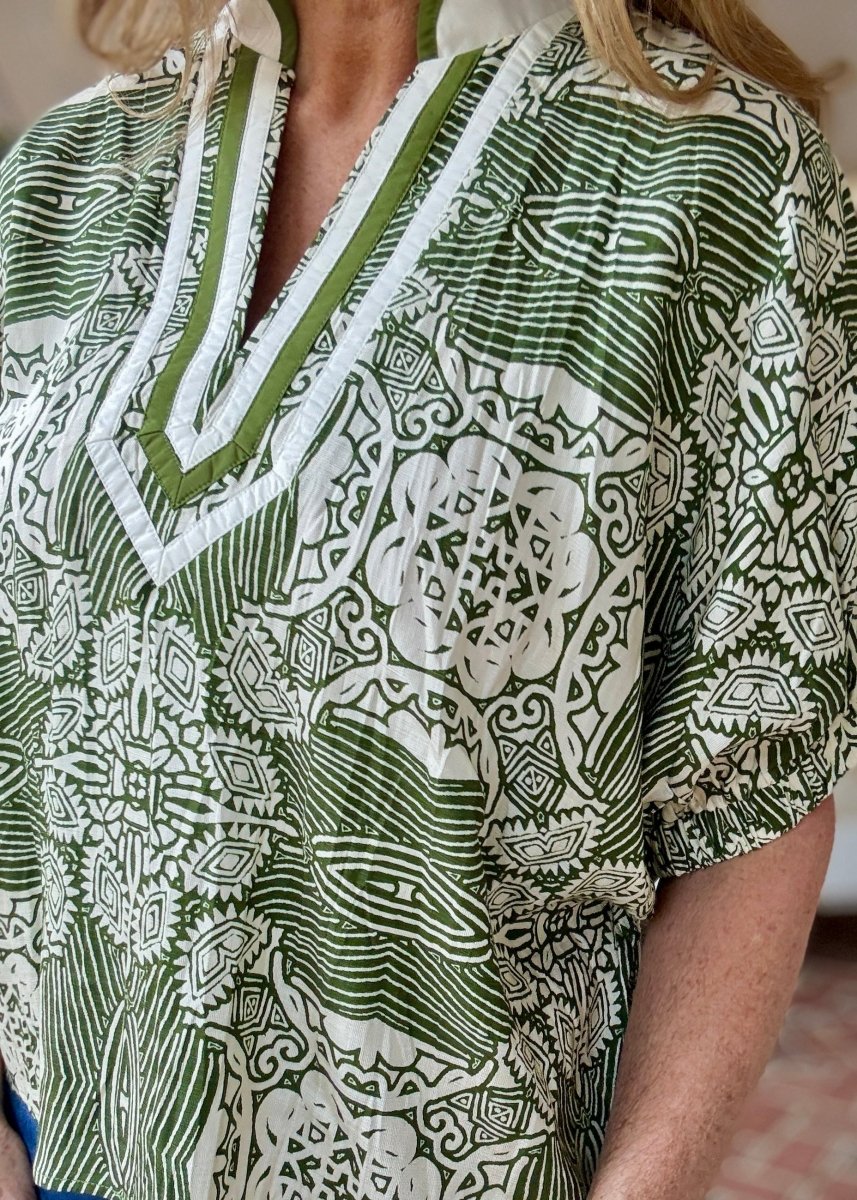 Olive Dreams Top | Entro (S - 2X) - Entro Top - Jimberly's Boutique - Olive Branch - Mississippi