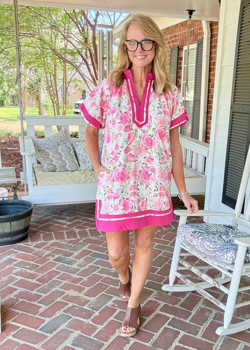 Pink Roses Dress | Beeson River - dress - Jimberly's Boutique - Olive Branch - Mississippi