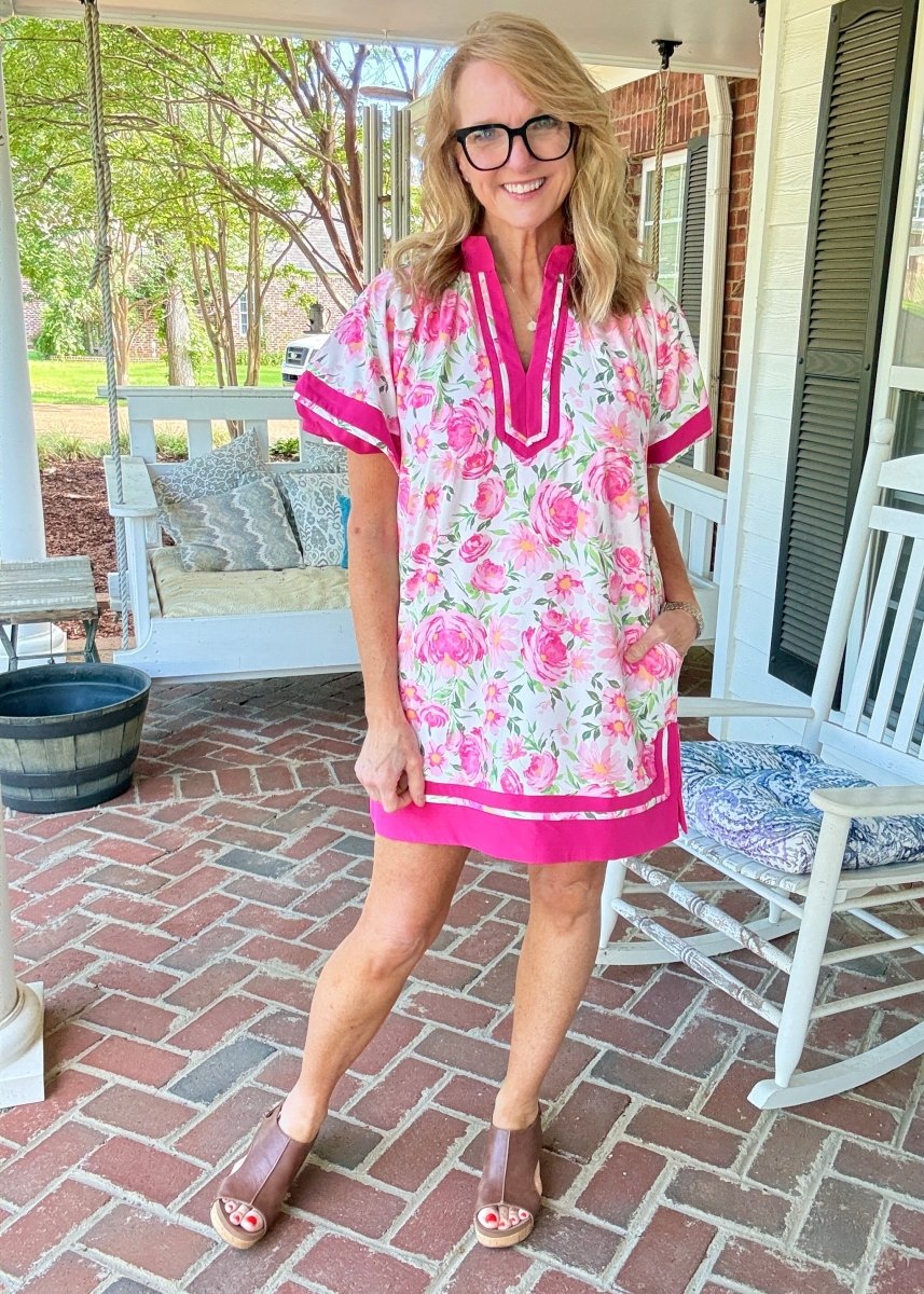 Pink Roses Dress | Beeson River - dress - Jimberly's Boutique - Olive Branch - Mississippi