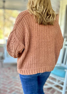 POL V Neck Sweater - Rustic Brown - sweater - Jimberly's Boutique - Olive Branch - Mississippi