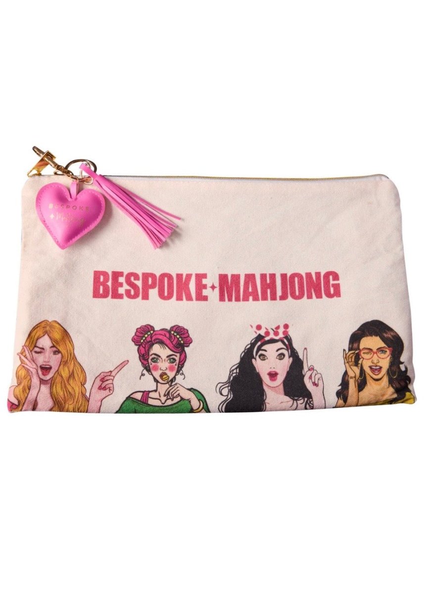 Pop Divas Bright White Mahjong Tiles | Bespoke - Mahjong Tiles -Jimberly's Boutique-Olive Branch-Mississippi