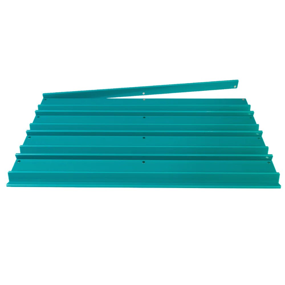 Premium Acrylic Mahjong Racks - Solid Teal | My Fair Mahjong - Mahjong Rack & Pusher Set - Jimberly's Boutique - Olive Branch - Mississippi
