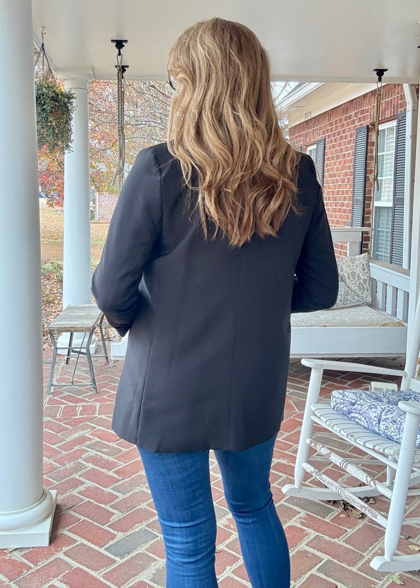 Preppy Chic Blazer - Black - Blazer - Jimberly's Boutique - Olive Branch - Mississippi