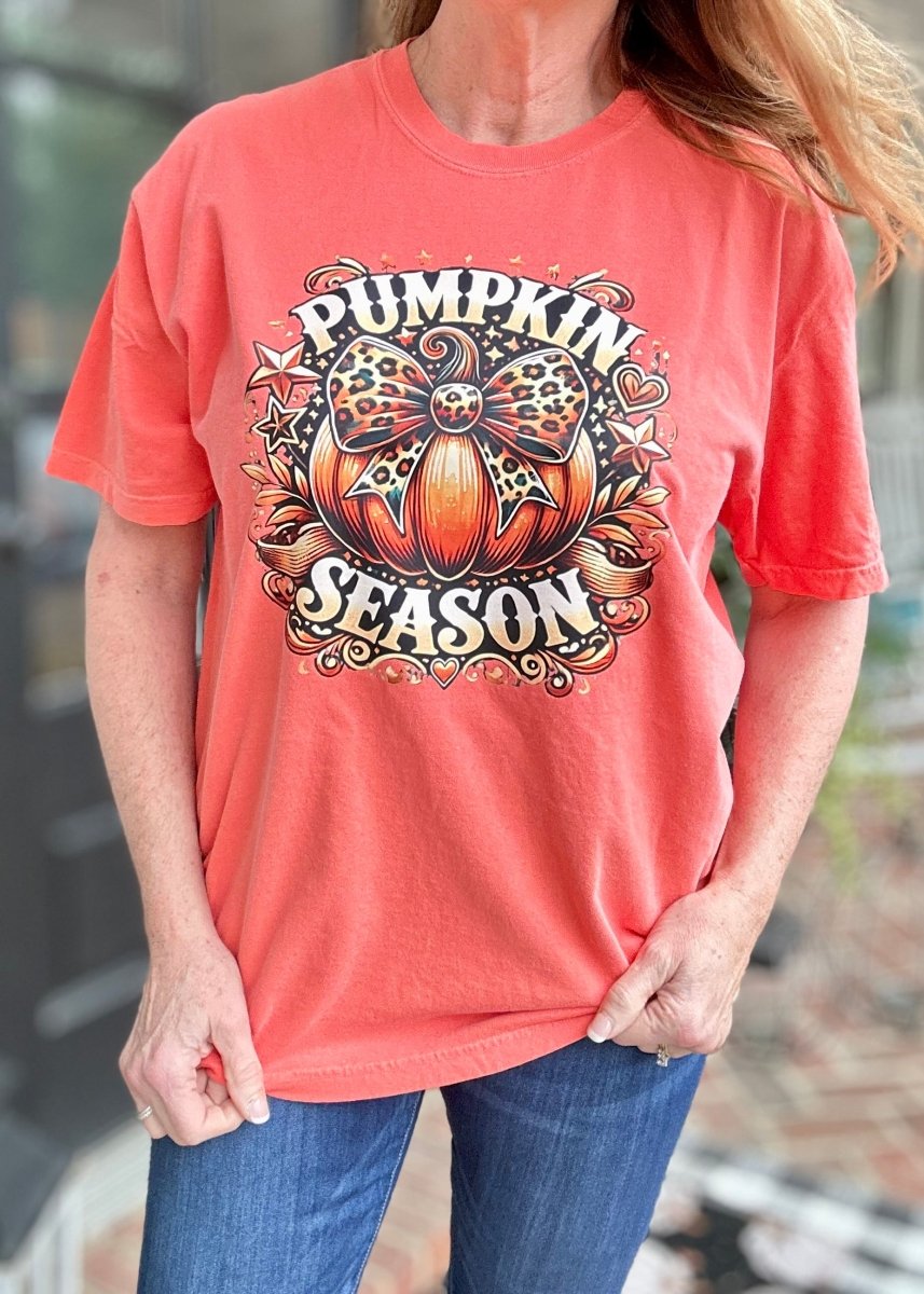 Pumpkin Season | Comfort Colors Tee - Graphic Tee - Jimberly's Boutique - Olive Branch - Mississippi