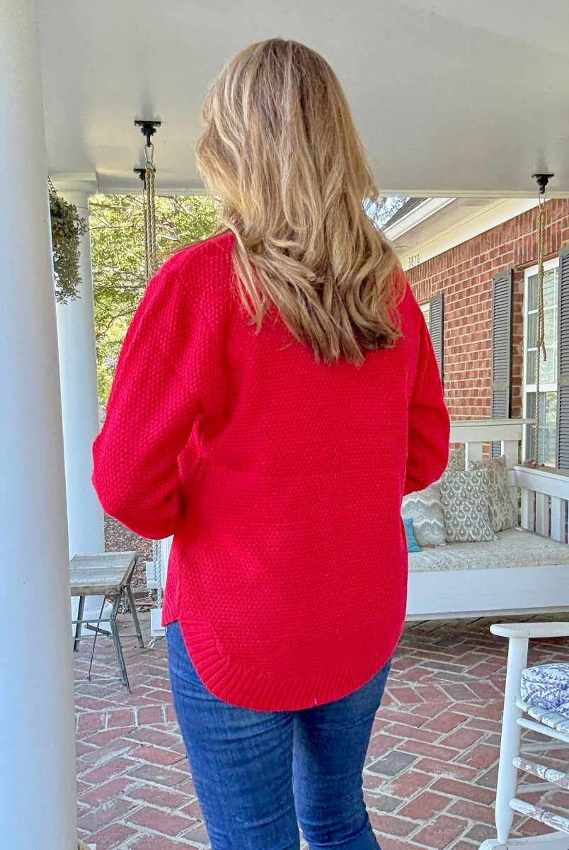 Rebels Embroidered Basic Sweater - sweater - Jimberly's Boutique - Olive Branch - Mississippi