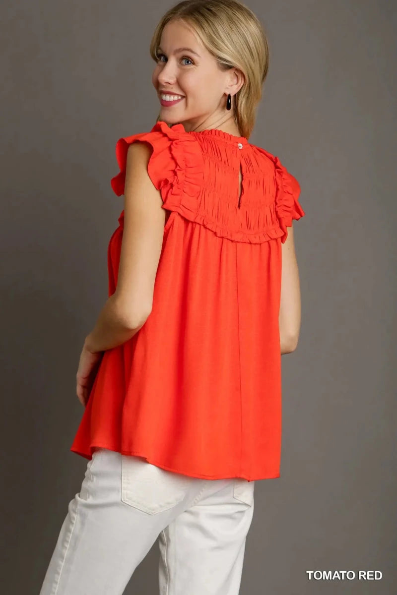 Red Hot Top | Umgee - Umgee Top - Jimberly's Boutique - Olive Branch - Mississippi
