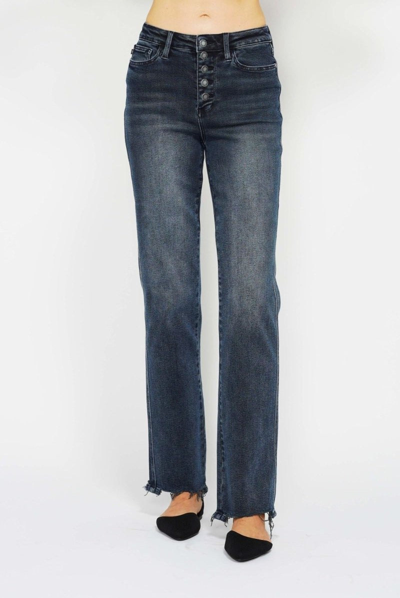 Ridgeland Button Fly | Judy Blue Jeans | Super Dark Wash - jeans - Jimberly's Boutique - Olive Branch - Mississippi