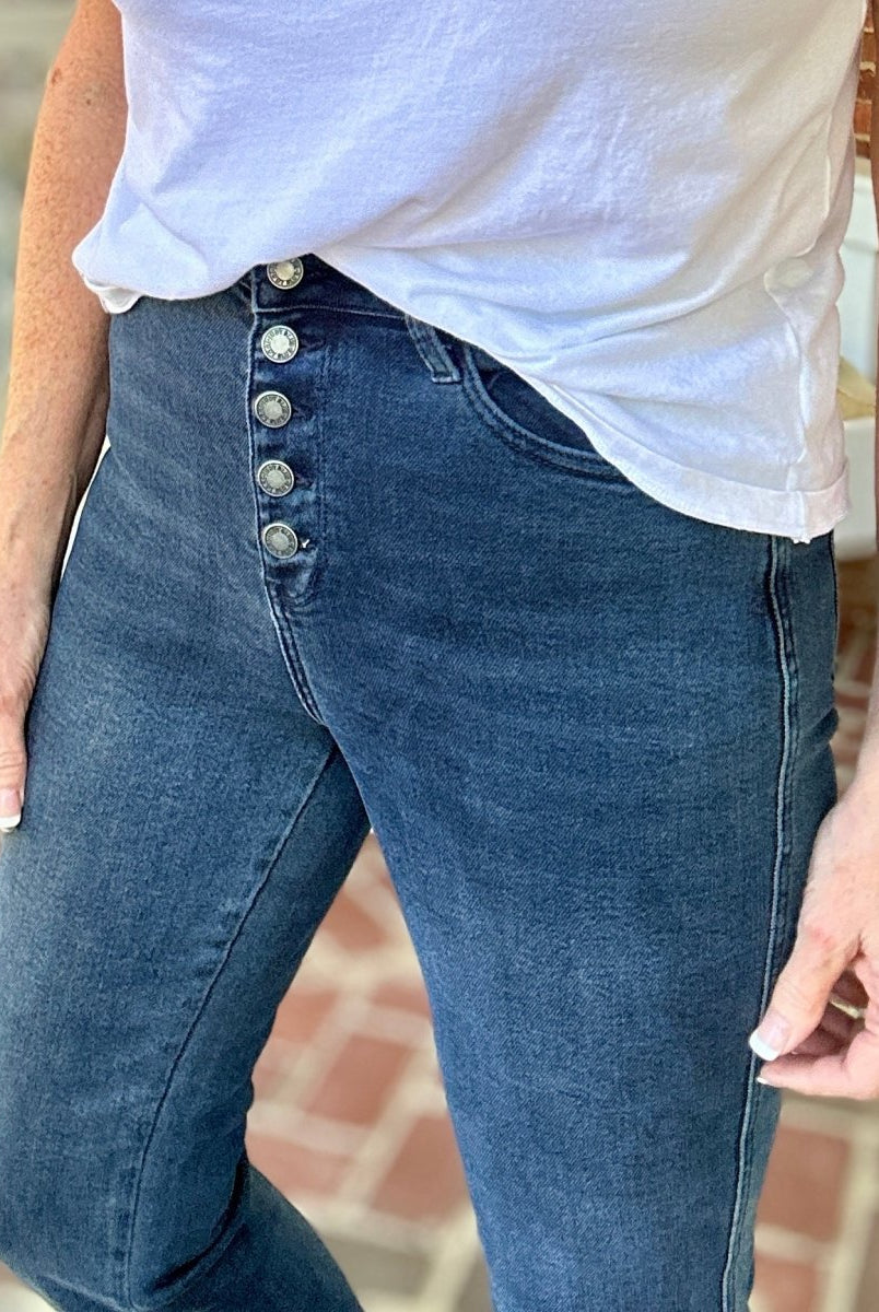 Ridgeland Button Fly | Judy Blue Jeans | Super Dark Wash - jeans - Jimberly's Boutique - Olive Branch - Mississippi