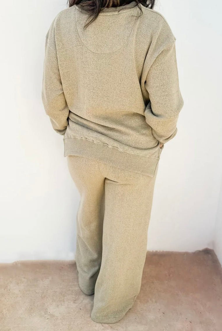 Royce - Henderson Wide Leg Amore Pant - Sand - Royce Pant - Jimberly's Boutique - Olive Branch - Mississippi