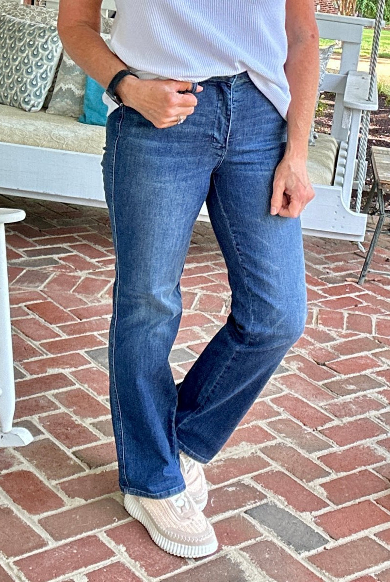 Ruleville Tummy Control Classic Straight Jeans | Judy Blue - Jimberly's Boutique - Olive Branch - Mississippi