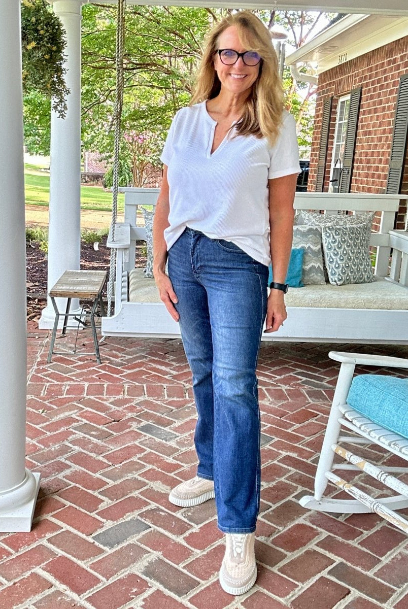 Ruleville Tummy Control Classic Straight Jeans | Judy Blue - Jimberly's Boutique - Olive Branch - Mississippi