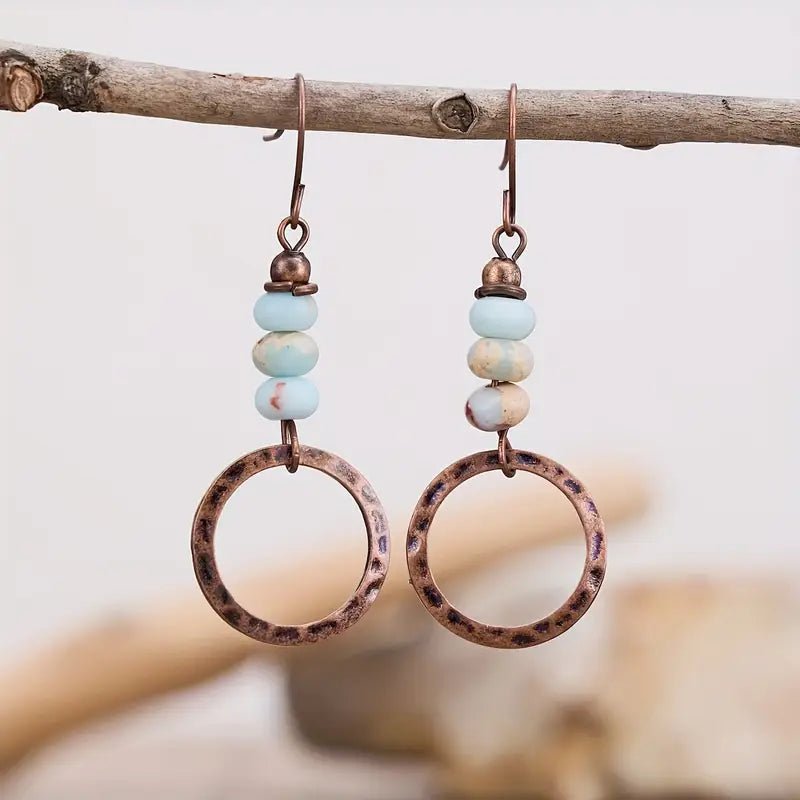 Rustic Boho Dangle Earrings - Earrings - Jimberly's Boutique - Olive Branch - Mississippi
