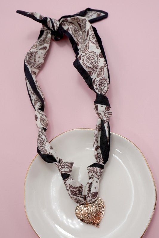 Scarf Necklace - scarf necklace - Jimberly's Boutique - Olive Branch - Mississippi