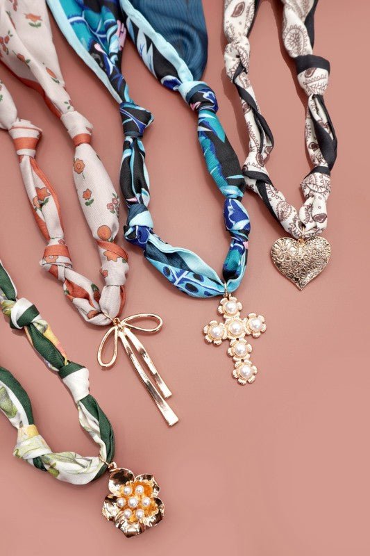 Scarf Necklace - scarf necklace - Jimberly's Boutique - Olive Branch - Mississippi